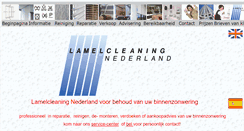 Desktop Screenshot of lamelcleaning.nl